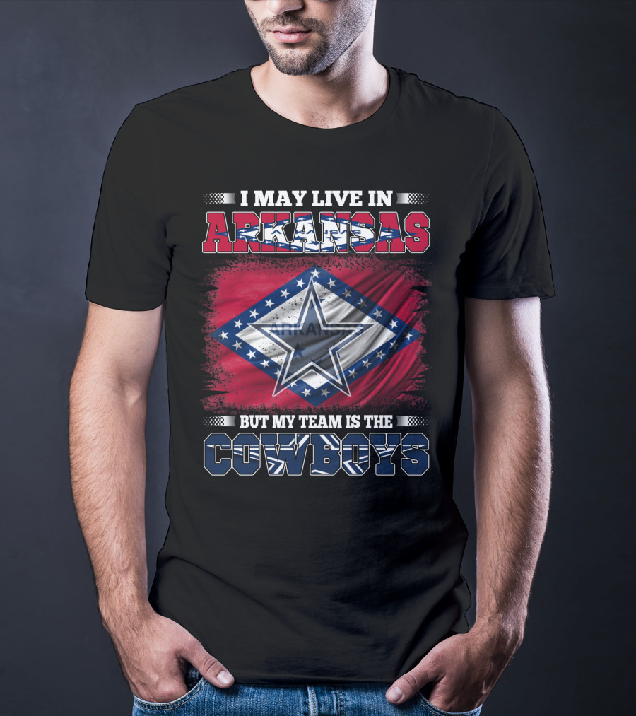 Arkansas Resident Proudly Supports The Cowboys Team T-Shirt