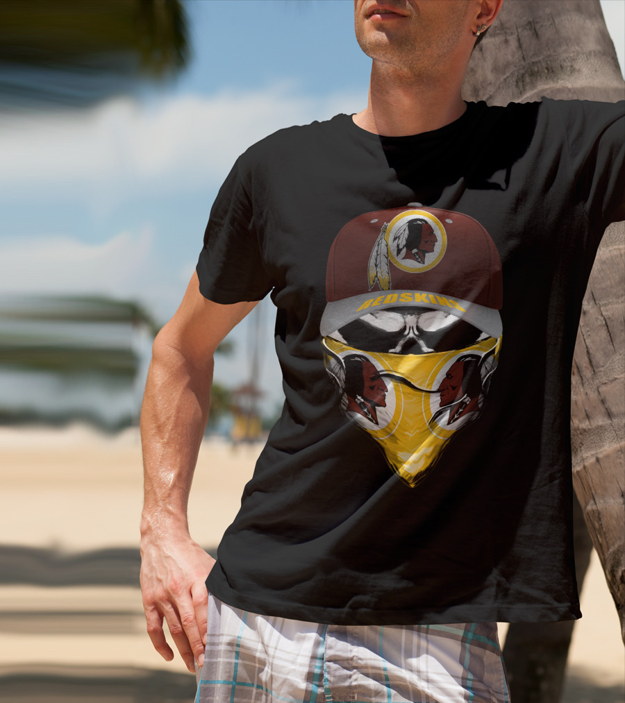 Redskins Washington Logo Feather Tribal T-Shirt