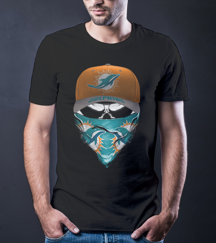 MIAMI DOLPHINS DOLPHINS Cap And Bandana T-Shirt