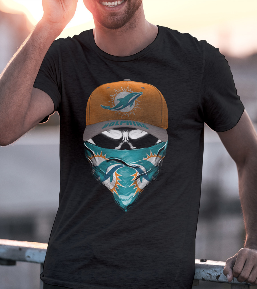 MIAMI DOLPHINS DOLPHINS Cap And Bandana T-Shirt