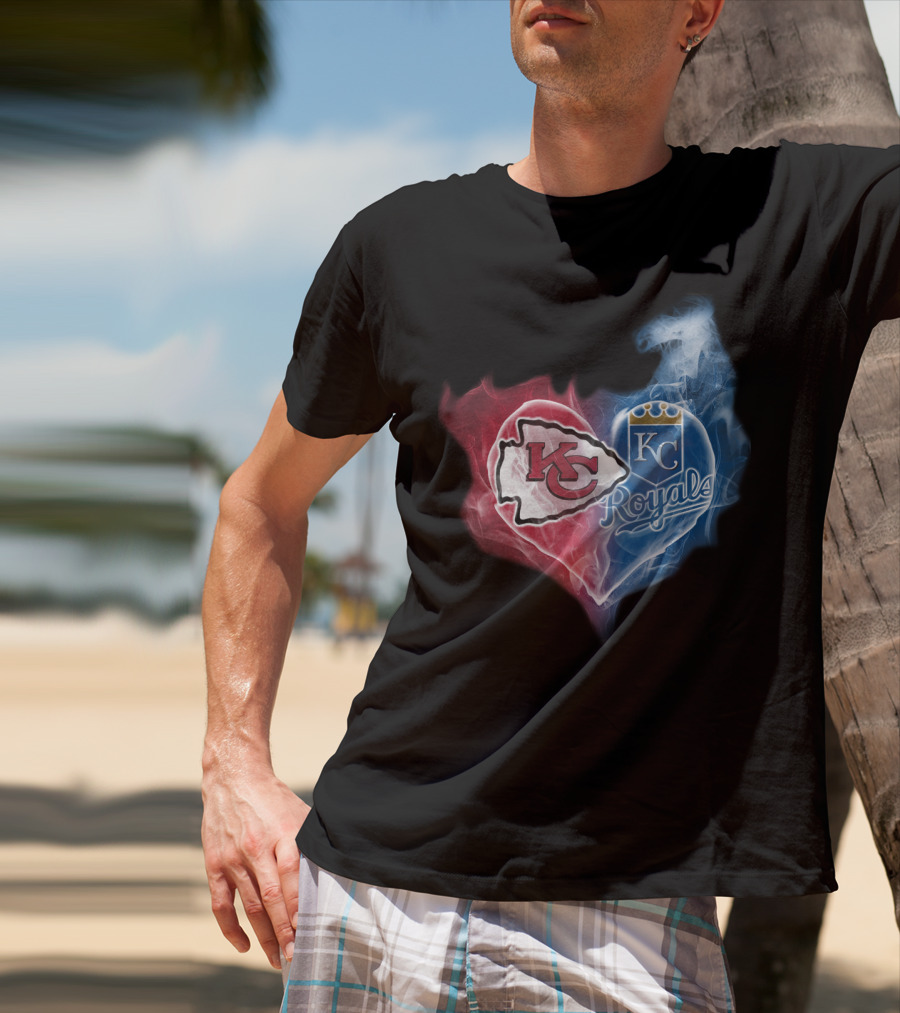 Kansas City Chiefs Royals Heart T-Shirt