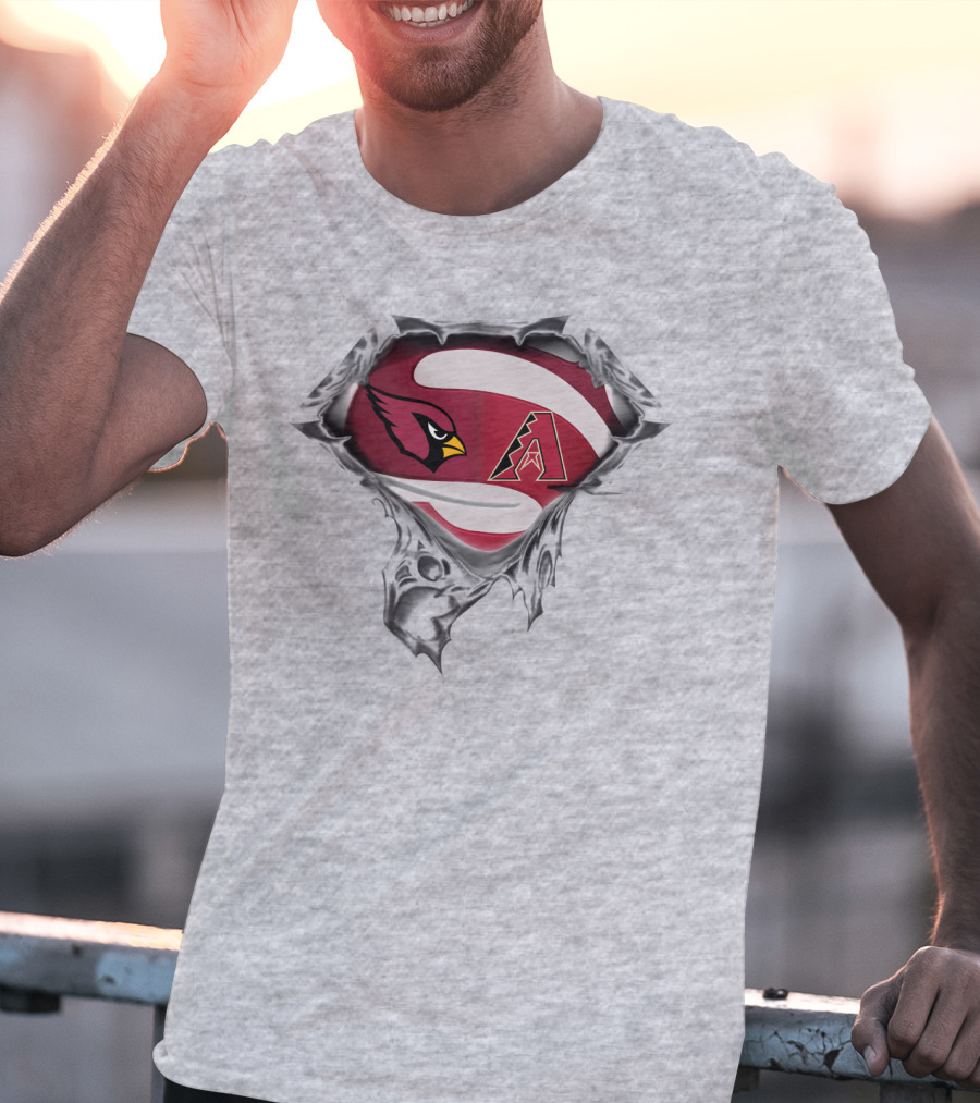 Arizona Cardinals Arizona Diamondbacks Marvel Super Heroes T-Shirt