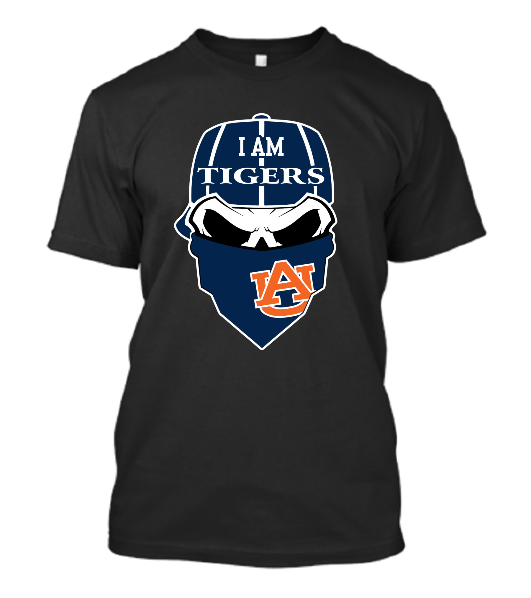 I Am Auburn Tigers Skull T-Shirt