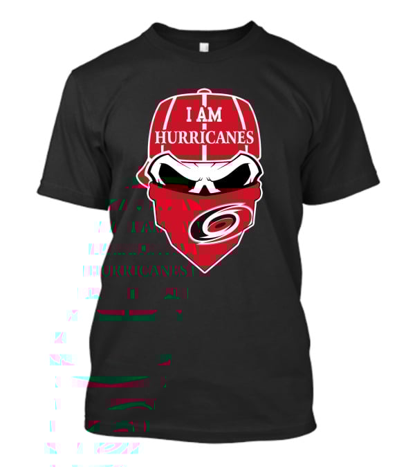 Carolina Hurricanes Skull Mask I Am Hurricanes T-Shirt