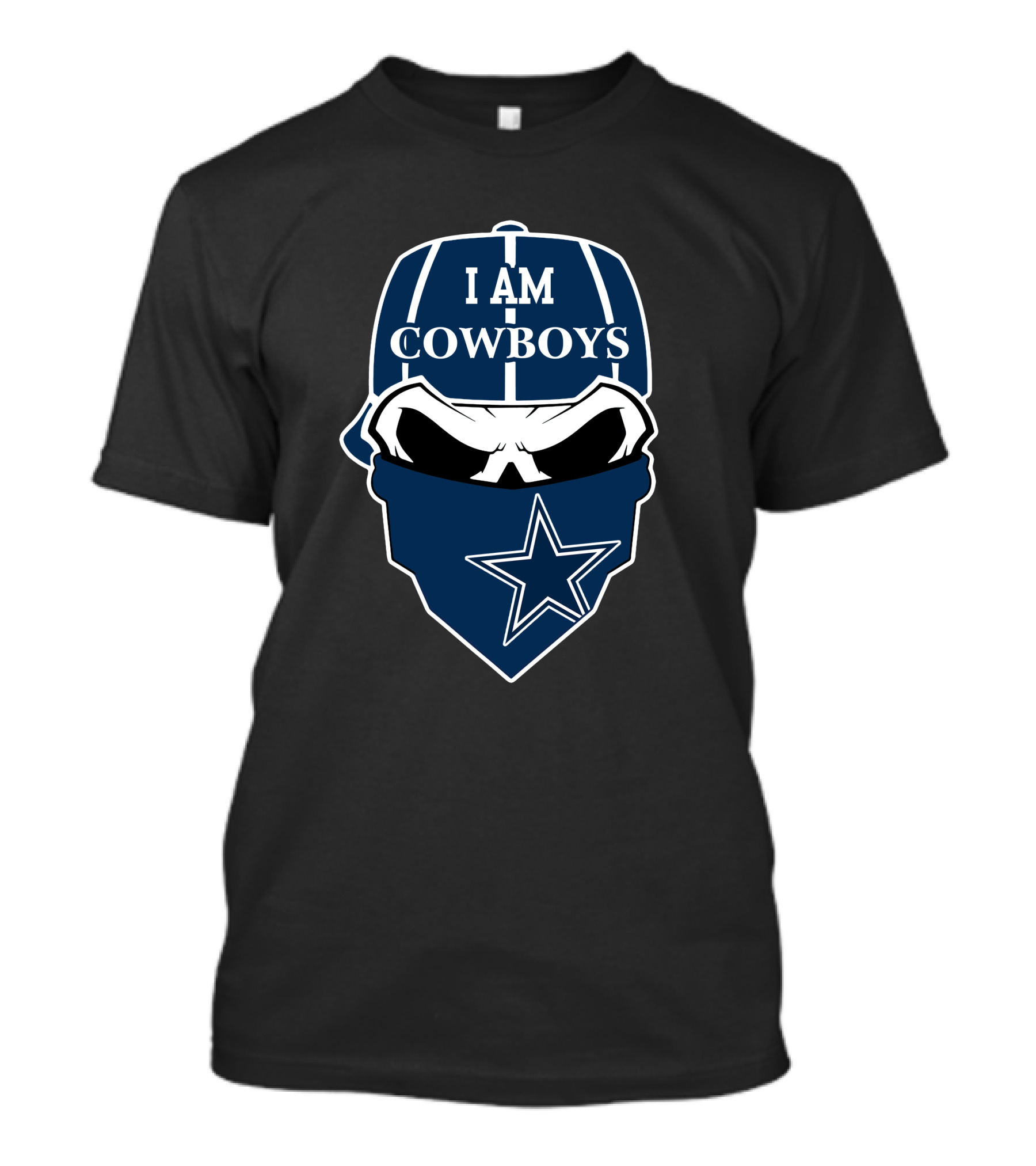 I Am Cowboys Skull Star T-Shirt