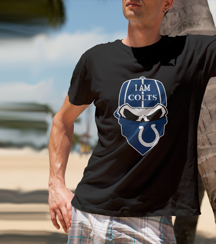 I Am Colts Skull Facemask Indianapolis Colts T-Shirt