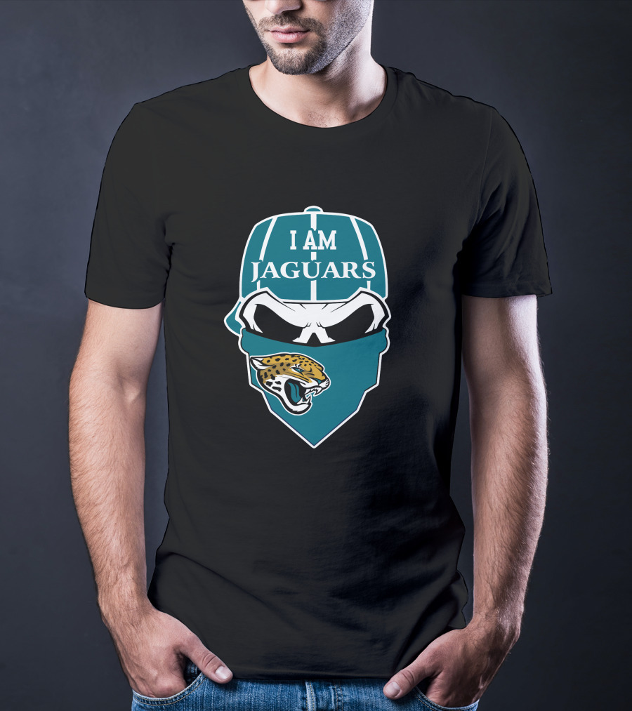 I Am Jaguars Skull Design Featuring Jacksonville Jaguars T-Shirt