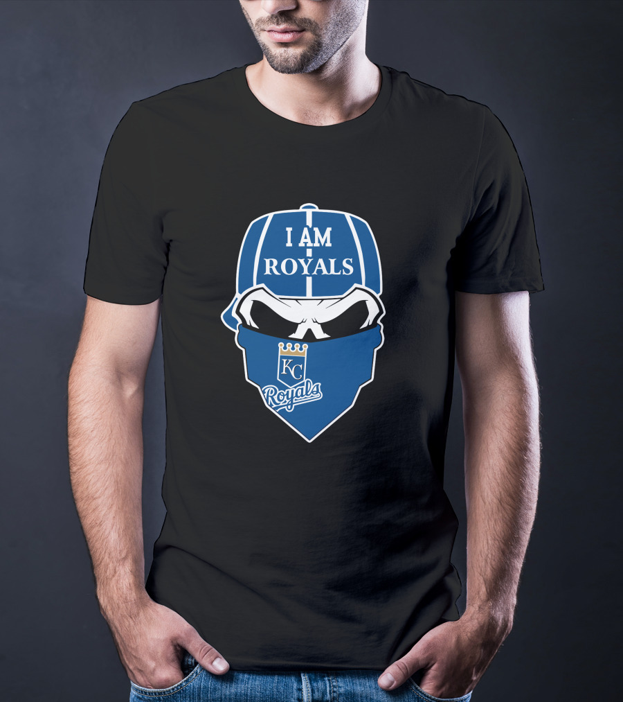 I Am Royals Kansas City Royals Skull Kc T-Shirt