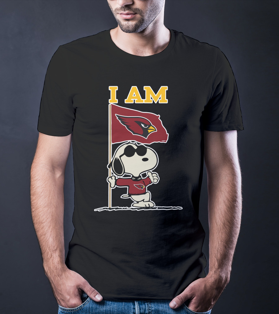I Am Arizona Cardinals Snoopy T-Shirt