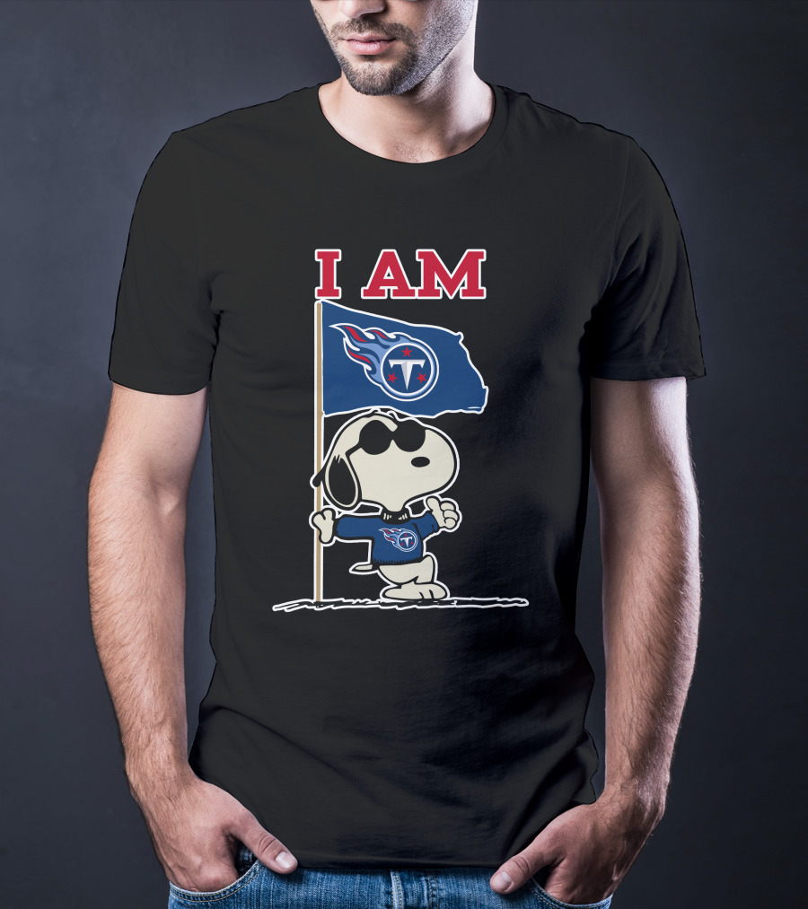 I Am Tennessee Titans Snoopy T-Shirt