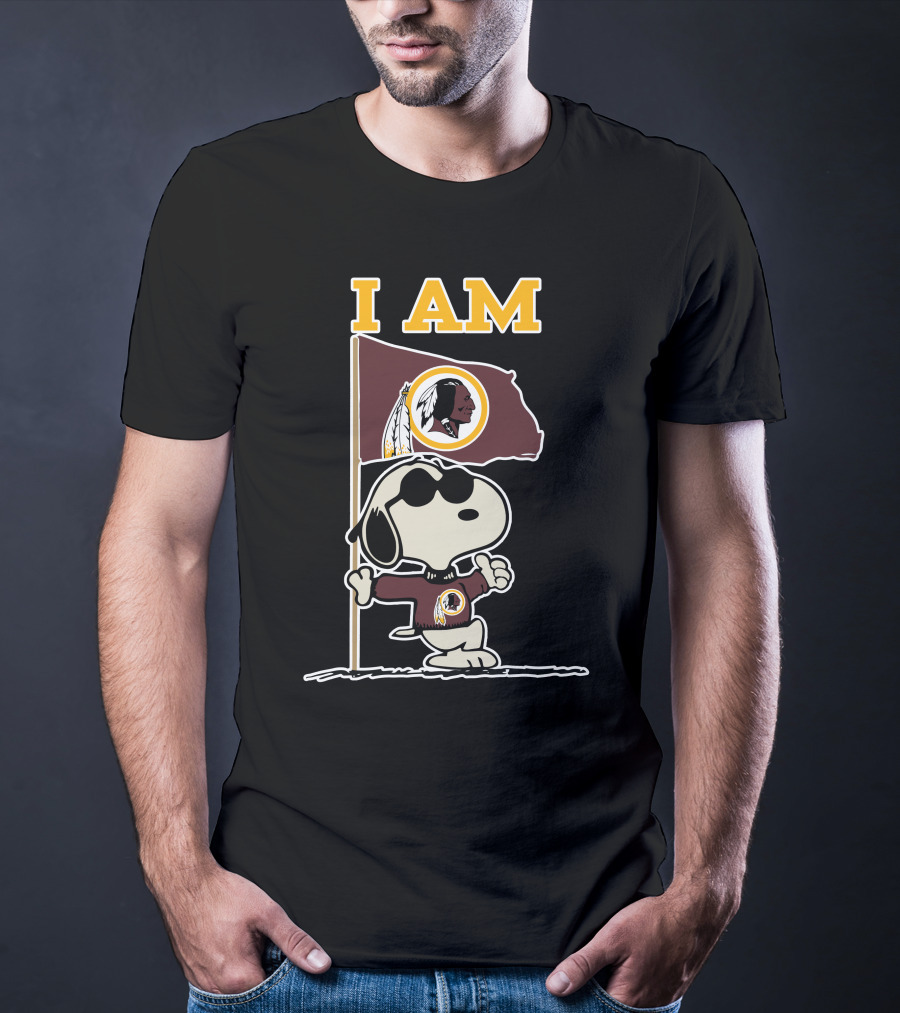 I Am Washington Redskins Snoopy T-Shirt