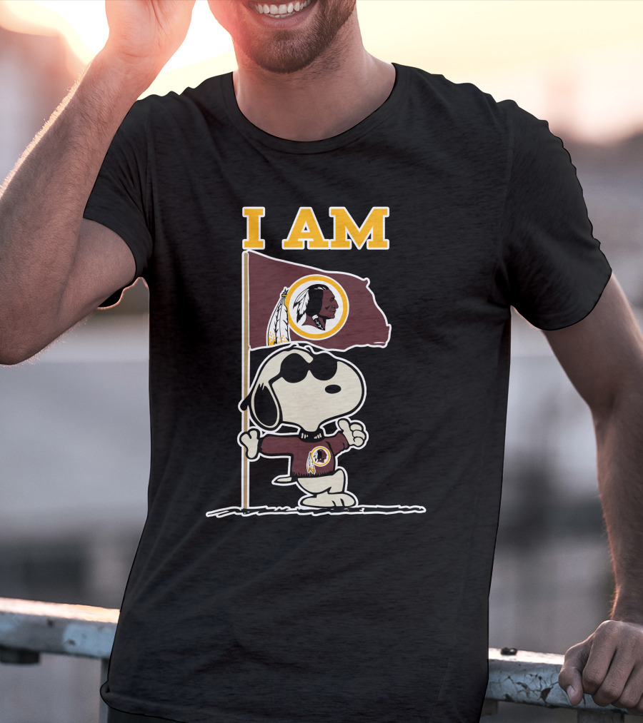I Am Washington Redskins Snoopy T-Shirt