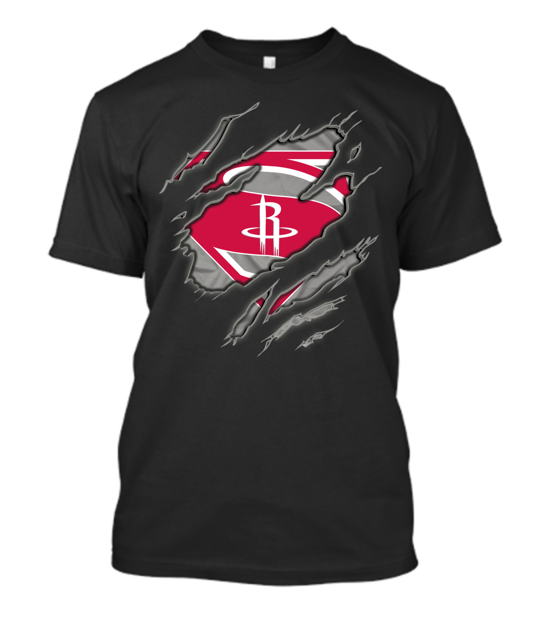Houston Rockets Superman Claw T-Shirt