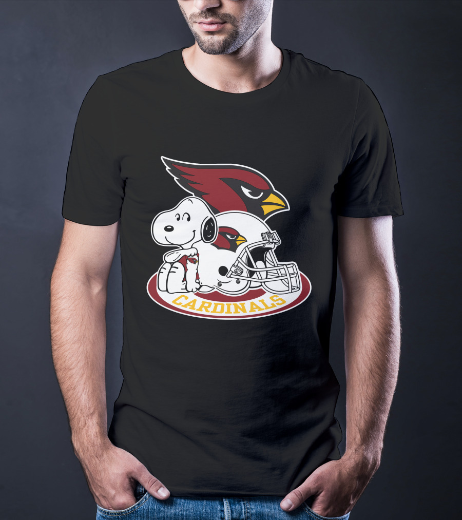 Arizona Cardinals Snoopy Football Team Helmet Icon 2 T-Shirt