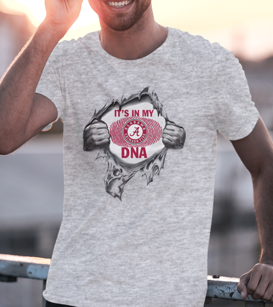 It's In My Alabama Crimson Tide Dna T-Shirt