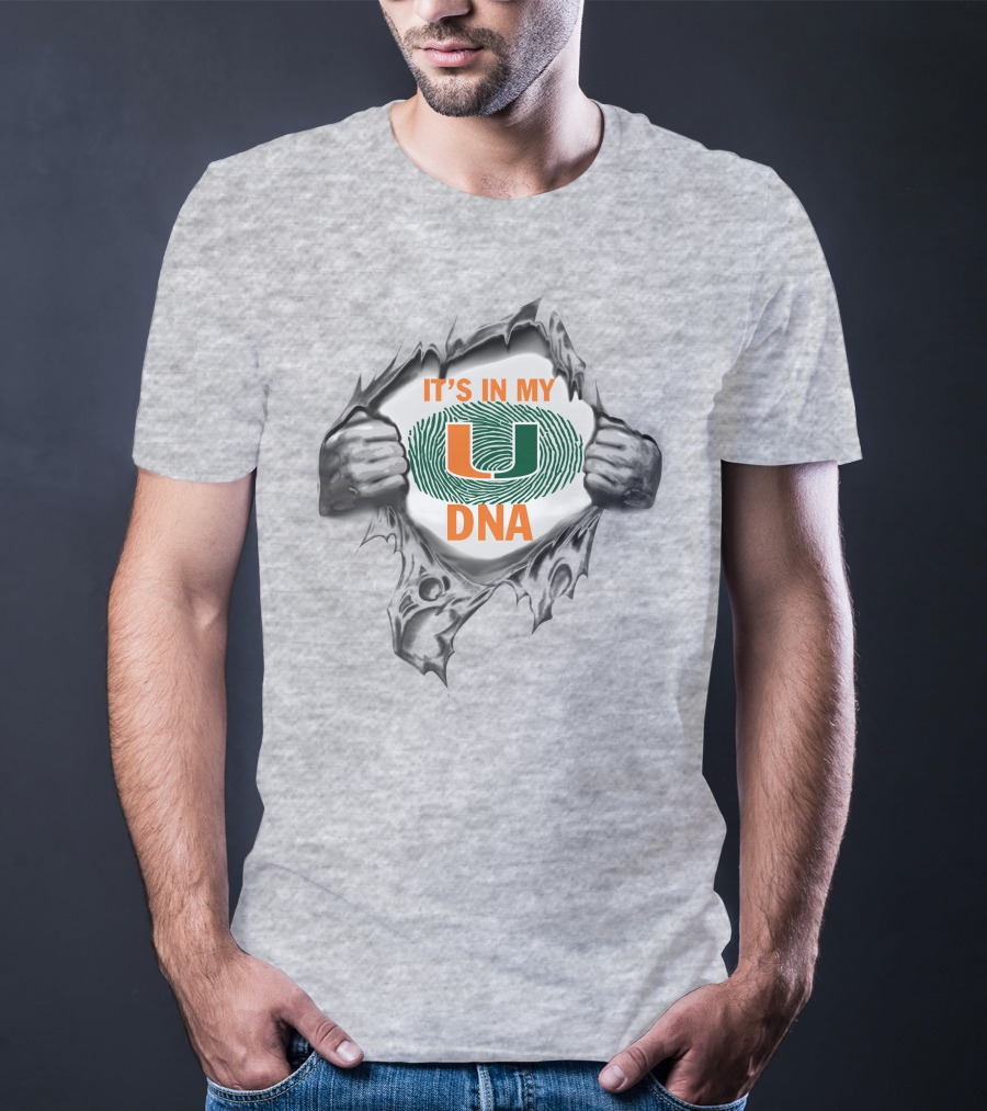 It's In My Miami Hurricanes Dna T-Shirt