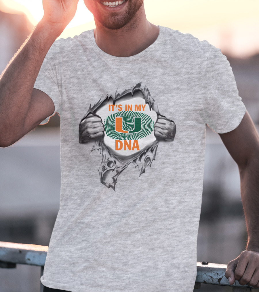 It's In My Miami Hurricanes Dna T-Shirt