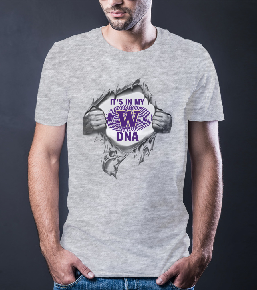 It's In My Dna W Washington Huskies T-Shirt