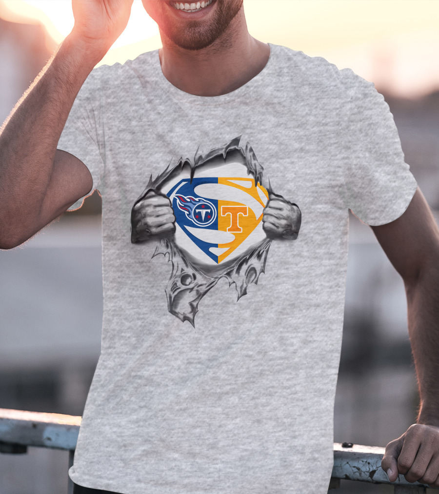 Tennessee Titans Volunteers Superman T-Shirt