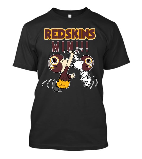 Redskins Win High Five Celebration With Iconic Characters T-Shirt