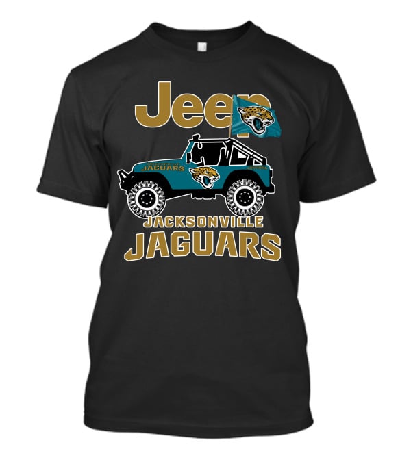 Jeep Jacksonville Jaguars Football Team Logo Vehicle T-Shirt