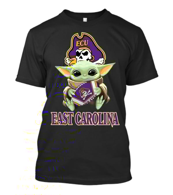East Carolina Pirates Ecu Baby Yoda T-Shirt