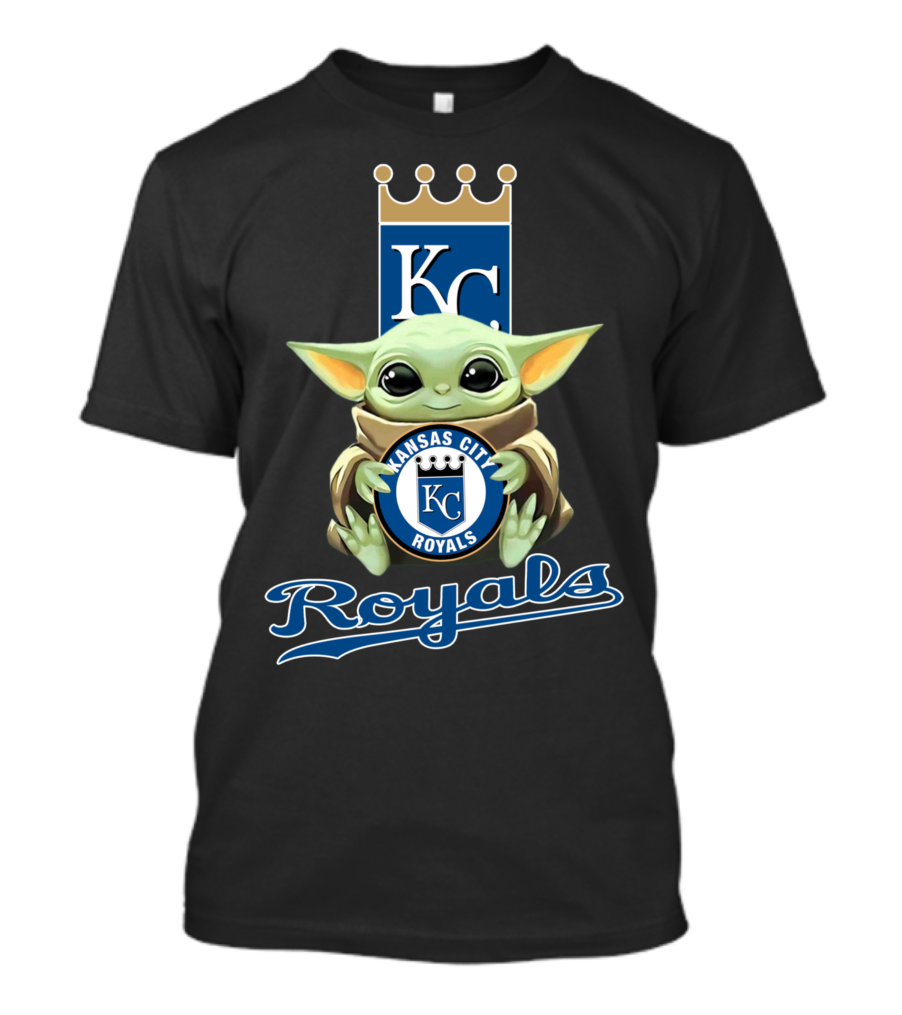 Kansas City Royals Baby Yoda Kc Royals T-Shirt