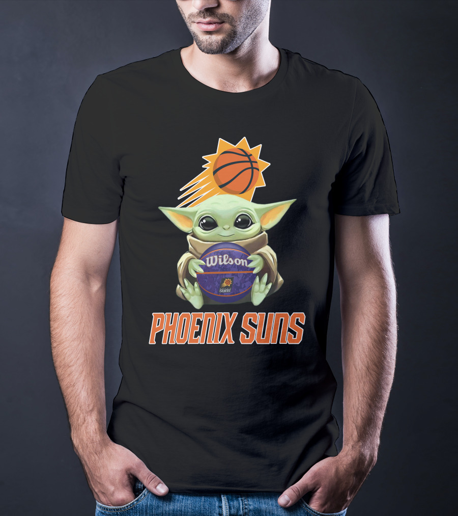 Phoenix Suns Baby Yoda Wilson Basketball T-Shirt
