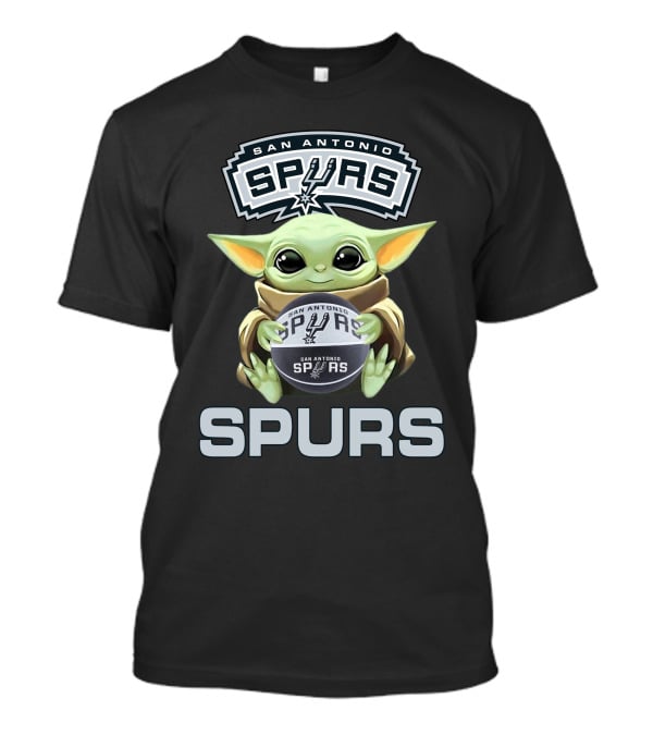 San Antonio Spurs Baby Yoda Basketball Fan T-Shirt