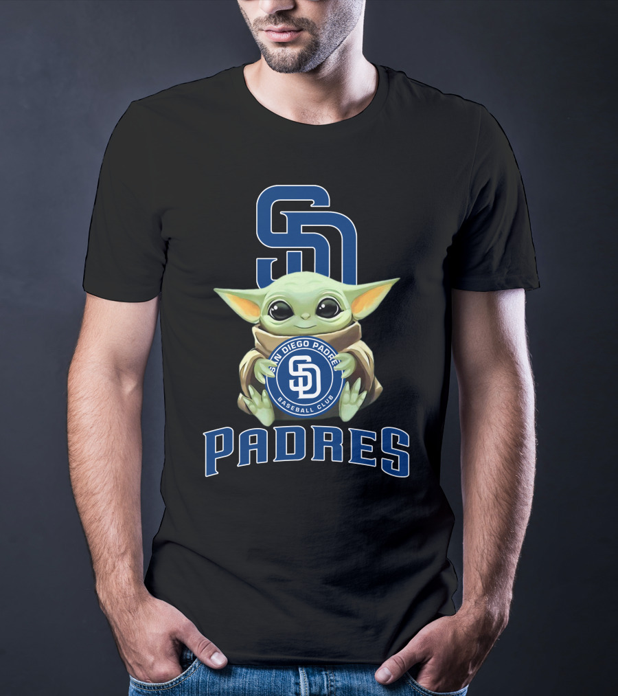San Diego Padres Baby Yoda Baseball Club T-Shirt