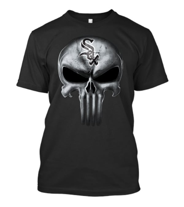 Chicago White Sox Skull Punisher T-Shirt