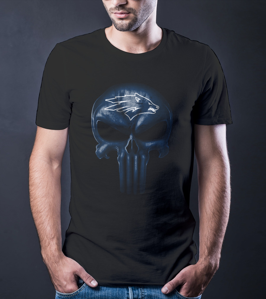 Nevada Wolf Pack Skull Punisher T-Shirt