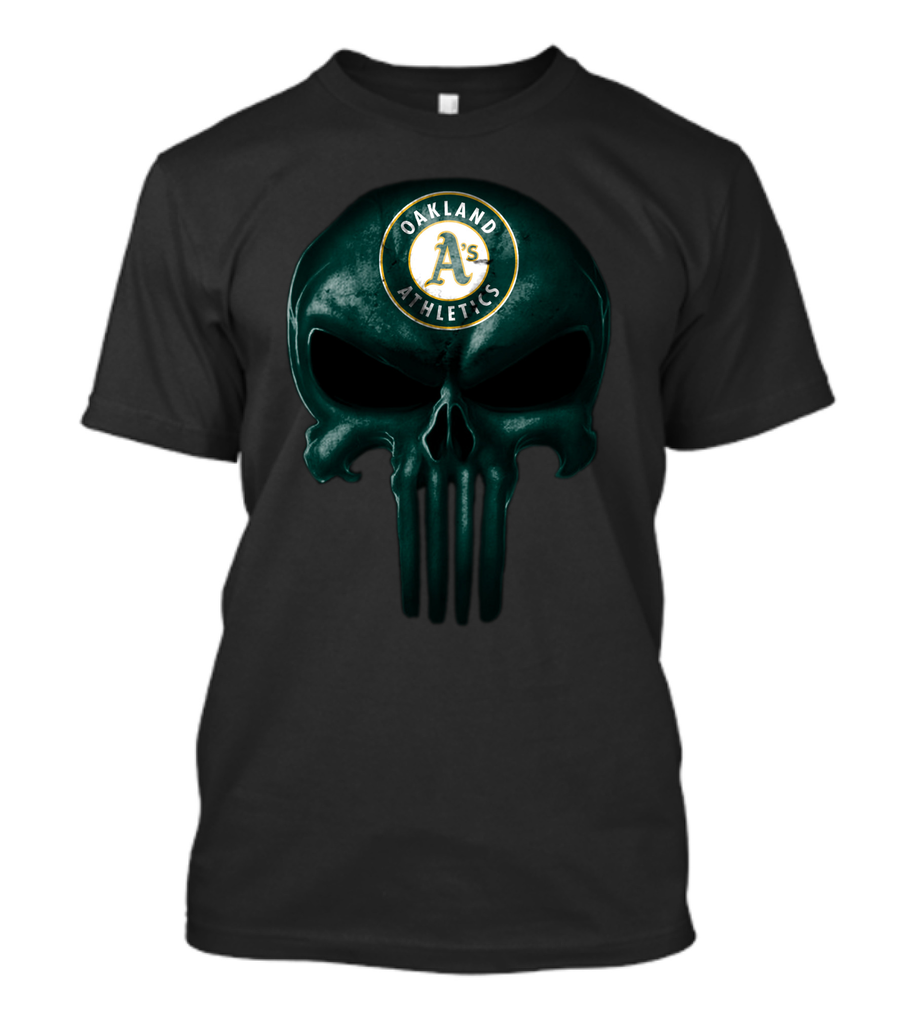 Oakland Athletics A's Skull Athletics T-Shirt