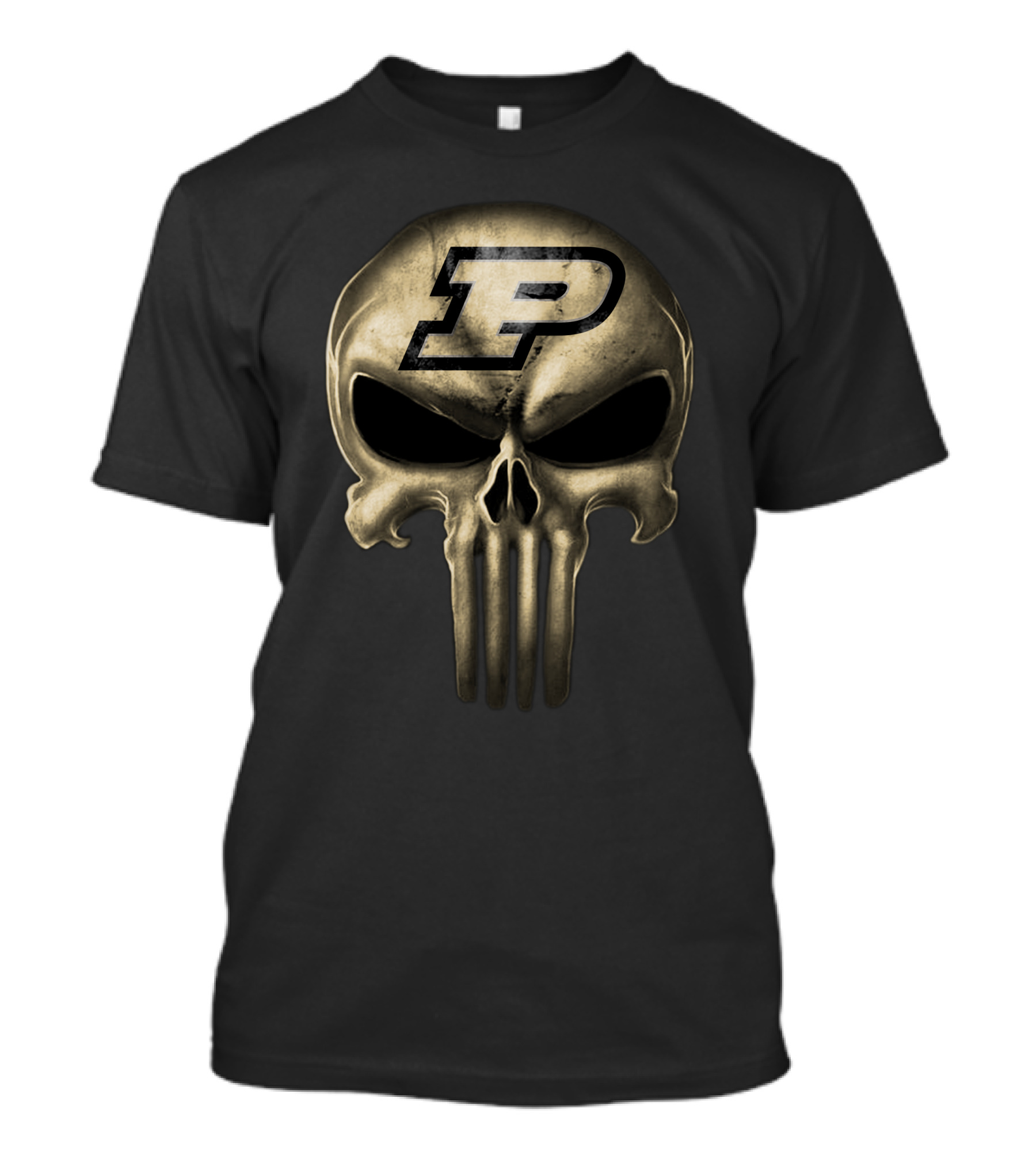 Purdue Boilermakers Skull T-Shirt