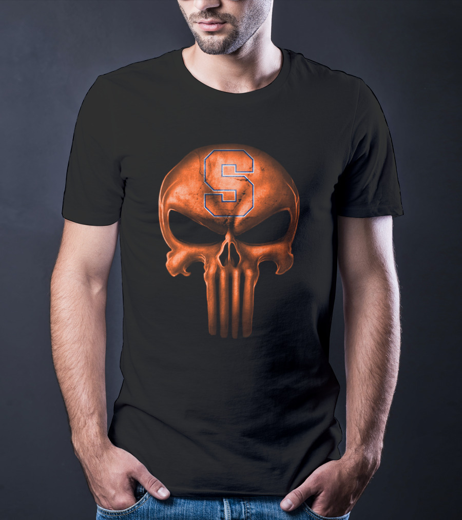 Syracuse Orange Skull Logo S T-Shirt
