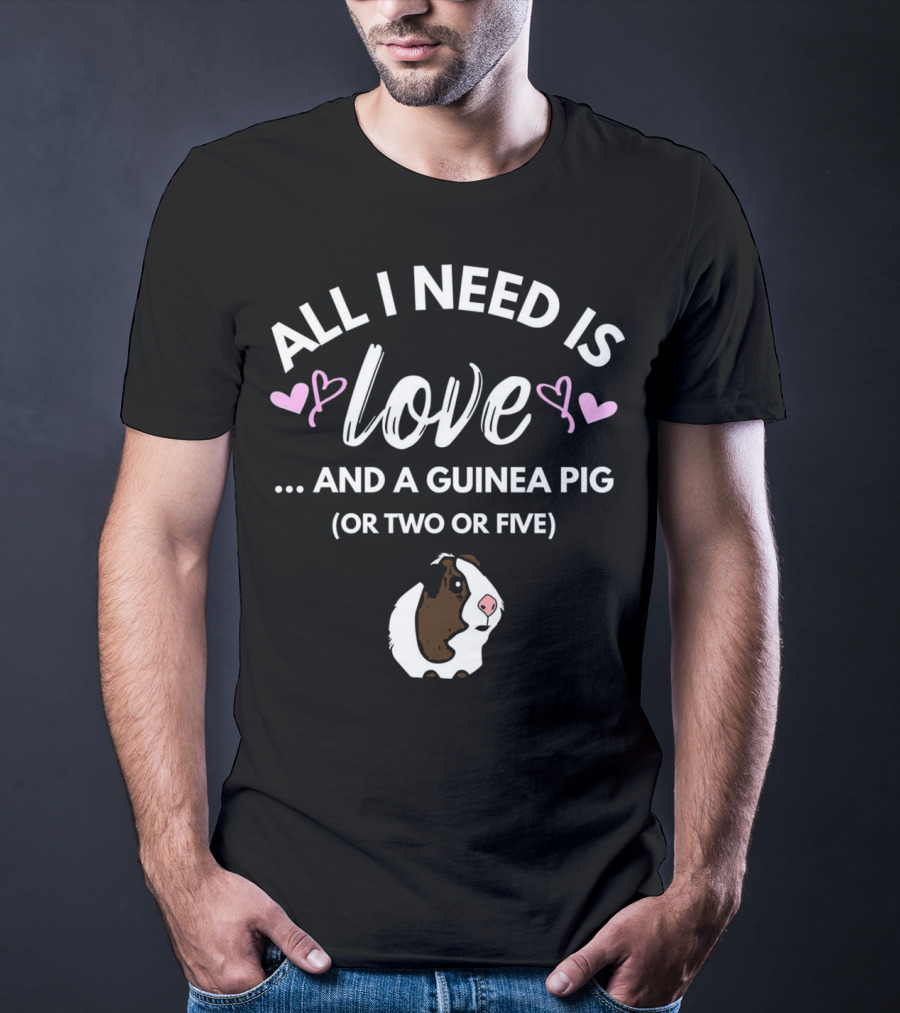 All I Need Is Love And A Guinea Pig OR Two OR Five T-Shirt