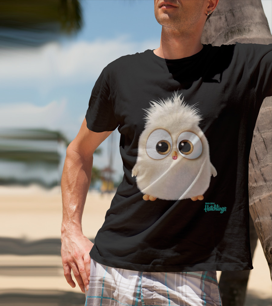 Angry Birds Hatchlings Cute Fuzzy Character T-Shirt