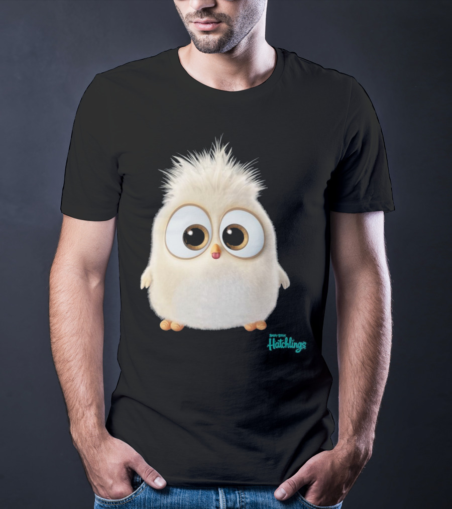 Angry Birds Hatchlings Cute Fuzzy Character T-Shirt