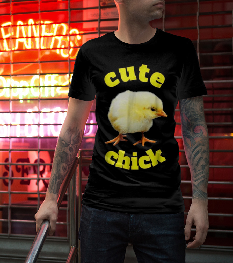 Cute Chick Fluffy Baby Chicken T-Shirt