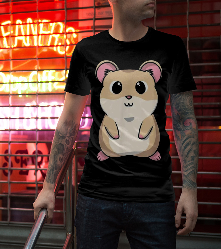 Baby Hamster Cute And Cuddly Rodent Pet Anim Kawaii T-Shirt