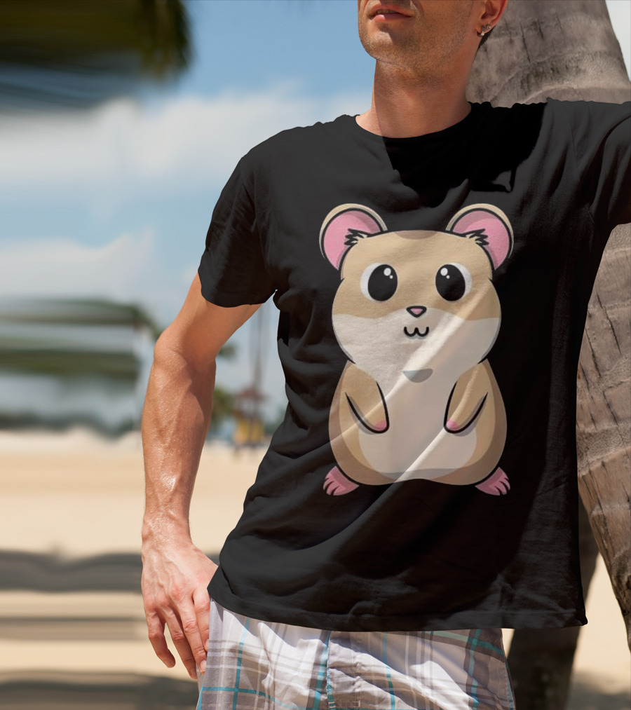 Baby Hamster Cute And Cuddly Rodent Pet Anim Kawaii T-Shirt