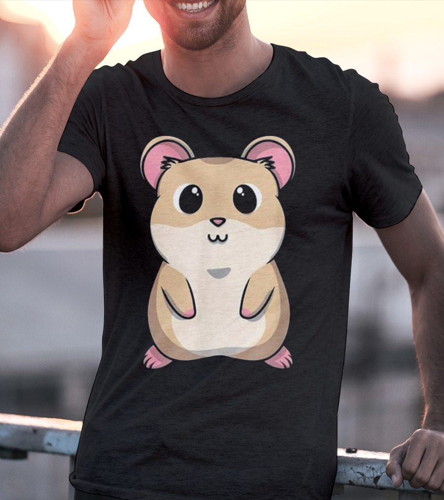 Baby Hamster Cute And Cuddly Rodent Pet Anim Kawaii T-Shirt