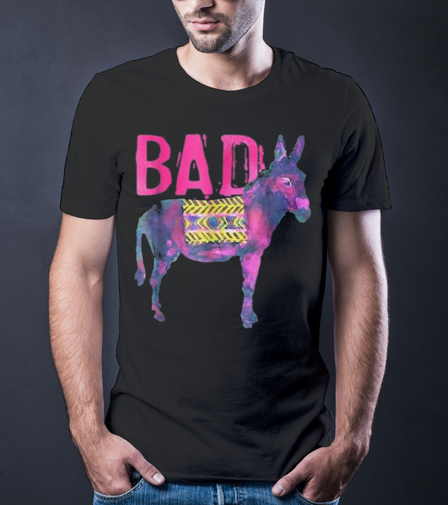 BAD Donkey Neon Abstract T-Shirt