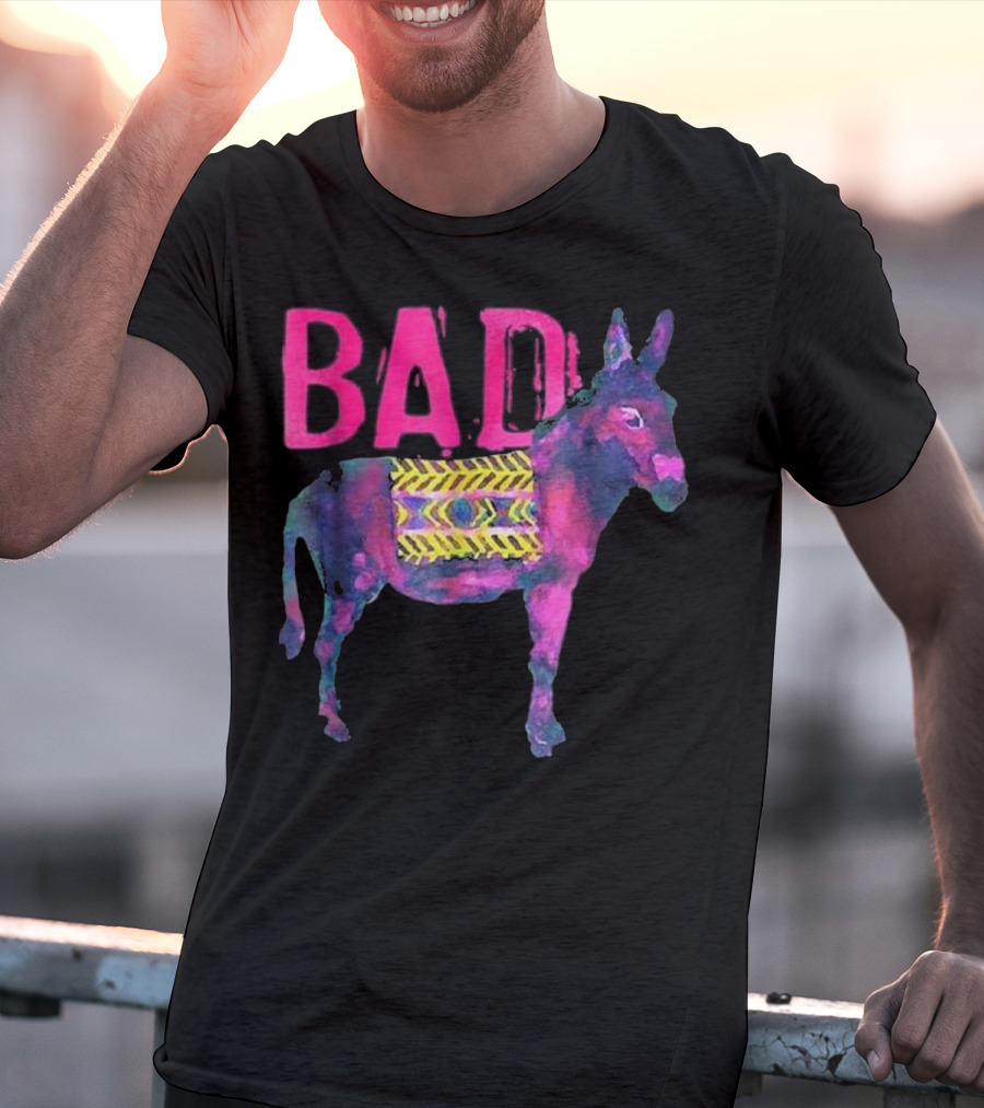 BAD Donkey Neon Abstract T-Shirt