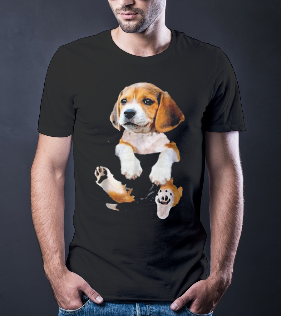 Beagle In Big Pocket T-Shirt