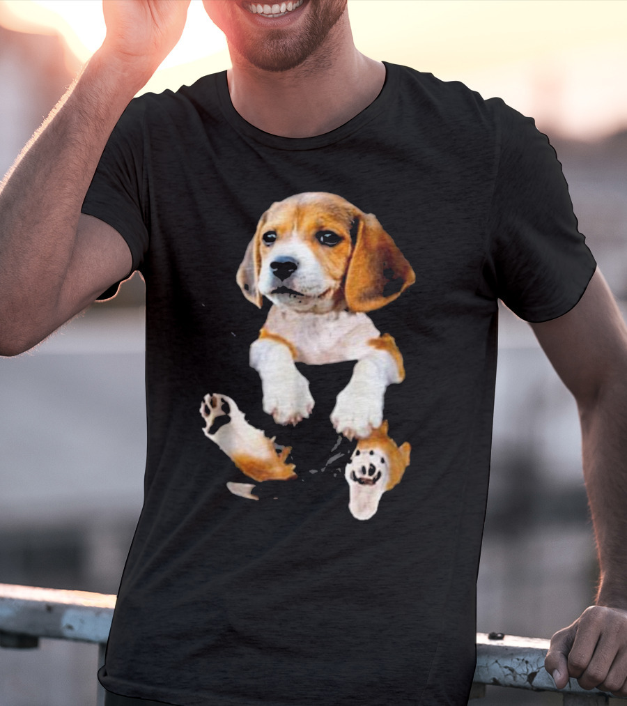 Beagle In Big Pocket T-Shirt