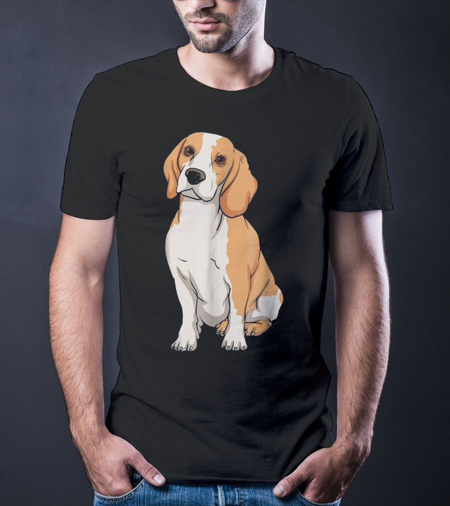 Beagle Funny For Cute Dog Lovers Cartoon T-Shirt