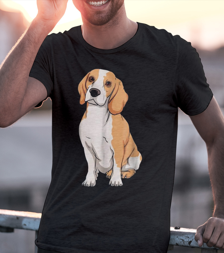 Beagle Funny For Cute Dog Lovers Cartoon T-Shirt