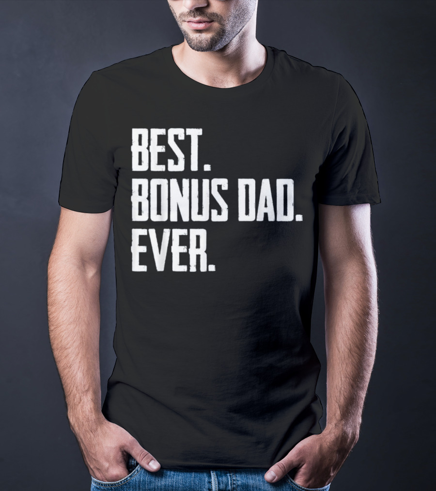 Best Bonus Dad Ever Funny Electrician T-Shirt