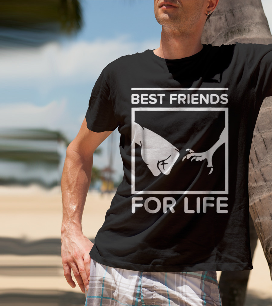 Best Friends For Life Bird Fist Bump T-Shirt